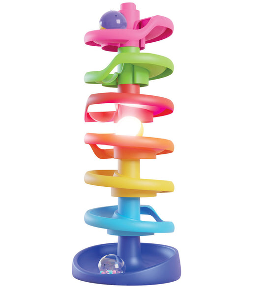 Quercetti Knikkerbaan - Spiral Toren - Brightball - 10 Onderdele - Quercetti - OneSize - Knikkerbanen
