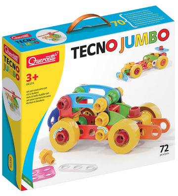 Quercetti Vaartuig - Zelf bouwen - Techno Jumbo - 72 Onderdelen  - Quercetti - OneSize - Auto´s