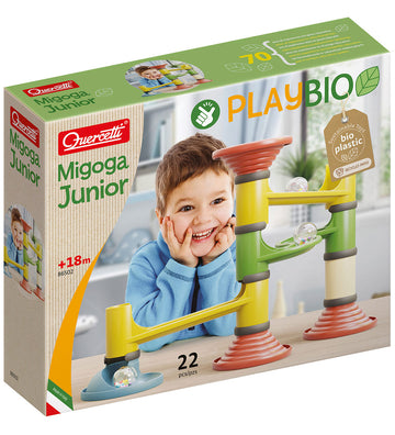 Quercetti Knikkerbaan - Migoga Junior PlayBio - 22 Onderdelen -  - Quercetti - OneSize - Knikkerbanen