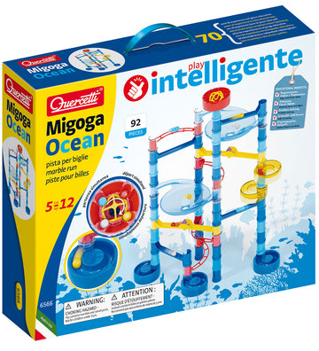 Quercetti Knikkerbaan - Migoga-run Ocean - 93 Onderdelen - 6566 - Quercetti - OneSize - Knikkerbanen
