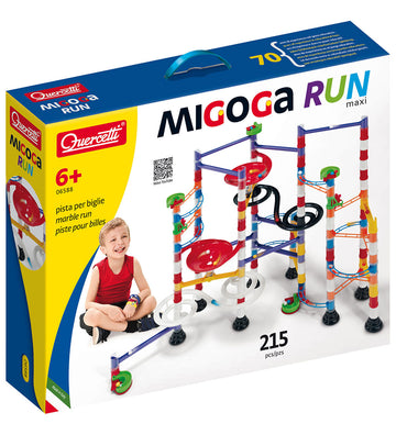 Quercetti Knikkerbaan - Migoga-run Maxi - 215 Onderdelen - 6588 - Quercetti - OneSize - Knikkerbanen