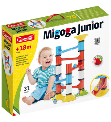 Quercetti Knikkerbaan - Migoga Junior - 31 Onderdelen - 6506 - Quercetti - OneSize - Knikkerbanen