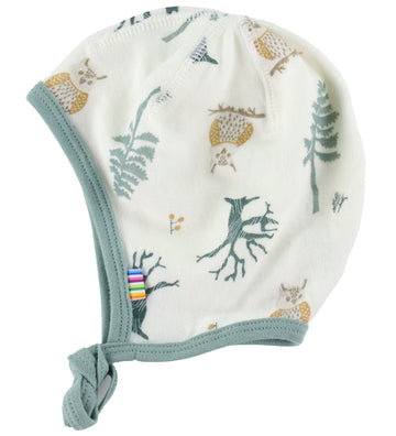 Joha Babymuts - Wol/Bamboe - Offwhite/Groen - Joha - 48 cm - Babymutsen