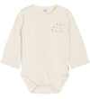 Hust and Claire Romper l/s - Barina - Fluistermelange - Hust and Claire - 1 jaar (80) - Rompers Lange Mouw