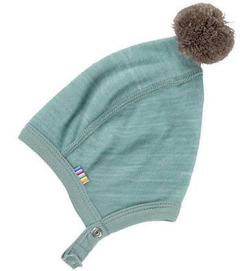 Joha Babymuts - Wol/Bamboe - Groen - Joha - 34 cm - Babymutsen