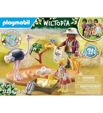 Playmobil Wiltopia - Gast bij Vader Struisvogel - 26 Onderdelen  - Playmobil - OneSize - Blokken