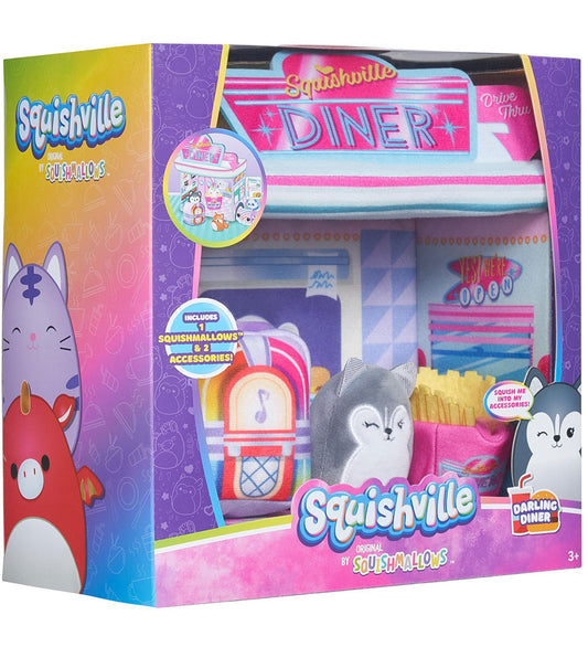 Squishville Poppenhuis - Darling Diner - Squishville - OneSize - Poppenhuizen