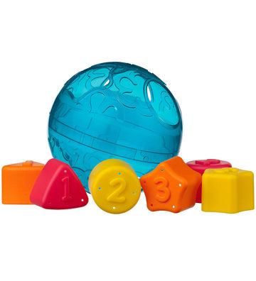 Playgro Doosbal - Rol Eend Zwart - Playgro - OneSize - Vormenstoven