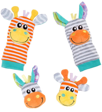 Playgro Activiteitenspeelgoed - Rammelaarsokken en polsrammelaar - Playgro - OneSize - Activiteitenspeelgoed
