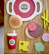 Bloomingville Mini Speelgoedeten - Jools - Burger - 13 Onderdele - Bloomingville - OneSize - Speelgoedeten
