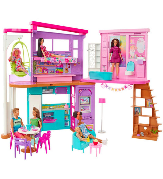 Barbie Poppenhuis - 115x60 cm - Vacation House - Barbie - OneSize - Poppenhuizen