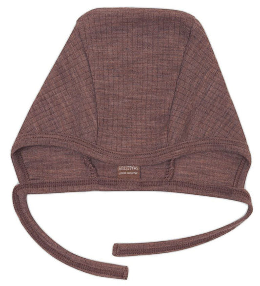 Smallstuff Babymuts - Wol - Rose Brown - Smallstuff - 86/92 - Babymutsen