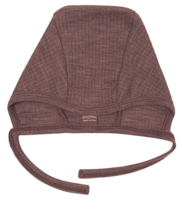 Smallstuff Babymuts - Wol - Rose Brown - Smallstuff - 56 - Babymutsen