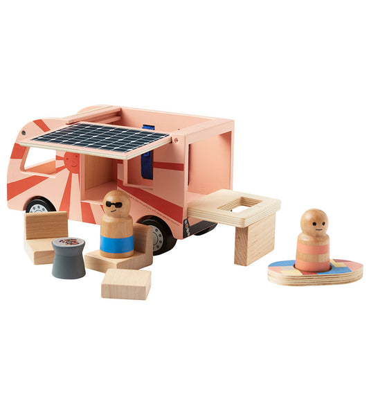Kids Concept Houten Speelgoed - Camper Van - Aiden - Kids Concept - OneSize - Auto´s