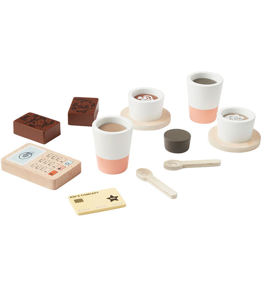 Kids Concept Houten Speelgoed - Koffiehuis - Kids Concept - OneSize - Speelkeukens