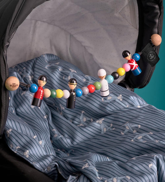 Kay Bojesen Kinderwagenspanner - Hout - 53 cm - Multicolour m. F - Kay Bojesen - OneSize - Kinderwagenspanners