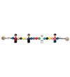 Kay Bojesen Kinderwagenspanner - Hout - 53 cm - Multicolour m. F - Kay Bojesen - OneSize - Kinderwagenspanners