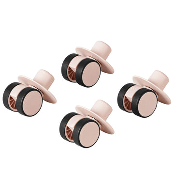 MODU 4x Swirly Wheels - 4-pack - Soft Rose - MODU - OneSize - Motoriek speelgoed