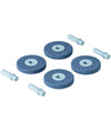 MODU 4x Foam Wheels - 4-pack - Deep Blue/Sky Blue - MODU - OneSize - Motoriek speelgoed