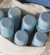 MODU Verzamelspelden - 8 stk - Sky Blue - MODU - OneSize - Motoriek speelgoed