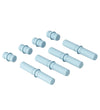 MODU Verzamelspelden - 8 stk - Sky Blue - MODU - OneSize - Motoriek speelgoed