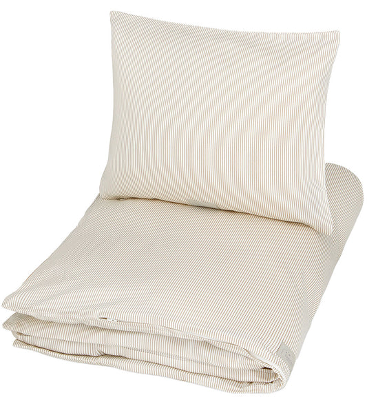 Cam Cam Beddengoed - Baby - Classic+ Strepen Camel - Cam Cam - OneSize - Beddengoed - Baby