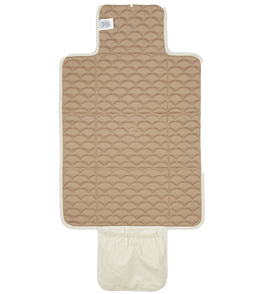Cam Cam Verschoonmatje - Classic+ Strepen Camel - Cam Cam - OneSize - Verschoonmatjes
