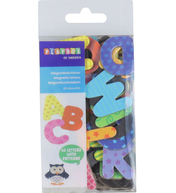 Playbox Magneten - 60 st. - Magnetische letters - Playbox - OneSize - Magnetisch speelgoed