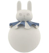 OYOY Nachtlamp - Konijn - 12x18,5 cm - Offwhite/Blauw - OYOY - OneSize - Nachtlampen