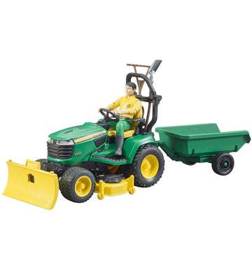 Bruder Tuintractor - b-world - John Deere m. Aanhangwagen - 6210 - Bruder - OneSize - Tractors