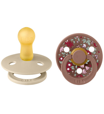 BIBS X Liberty Colour Fopspenen - 2-pack - Maat 2 - Rond - Kamil - BIBS - 6-18 mnd - Fopspenen