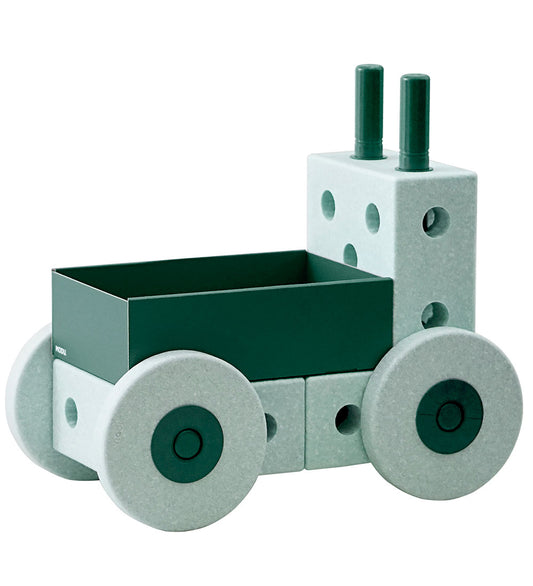 MODU Loopwagen - 3-in-1 - 48x27x44 cm - Ocean Mint/Bos Green - MODU - OneSize - Loopwagens