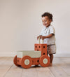 MODU Loopwagen - 3-in-1 - 48x27x44 cm - Burnt Orange/Dusty Green - MODU - OneSize - Loopwagens