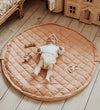 Play&Go Speelmat - Ø120 - Soft Organic - Fleuri - Play&Go - OneSize - Speelmaten