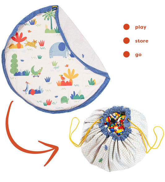 Play&Go x Moulin Roty Speelmat - Ø: 140 Cm - Les Toupitis - Play&Go - OneSize - Speelmaten