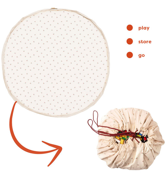 Play&Go Speelmat - Ø: 140 Cm - Cherry Cherry - Play&Go - OneSize - Speelmaten
