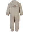 Mikk-Line Wagenspak m. Muts - Wol - Melange Offwhite - Mikk-Line - 1½ jaar (86) - Wagenspakken
