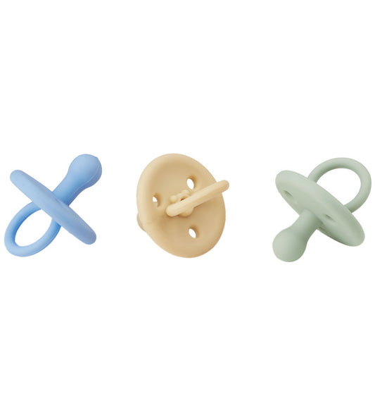 Liewood Fopspenen - Silicone - 3-pack - Paula - Sky Blue Mix - Liewood - 0-6 mnd - Fopspenen