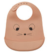 Liewood Slabbetjes - Silicone - 2-pack - Tilda - Muis Wheat Schr - Liewood - OneSize - Slabbetjes