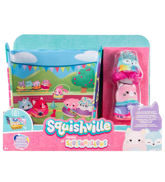 Squishville Poppenhuis - 2-in-1 - Schooldagen - Squishville - OneSize - Poppenhuizen