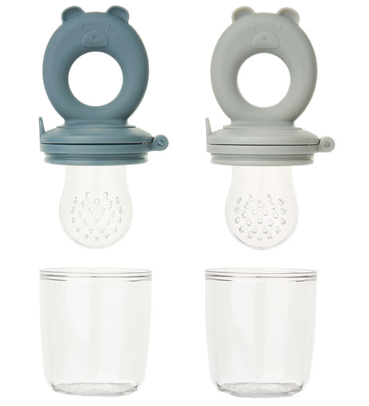 Liewood Voedselvoeders - Miranda - 2-pack - Whale Blue/Dove Blue - Liewood - OneSize - Food Feeders