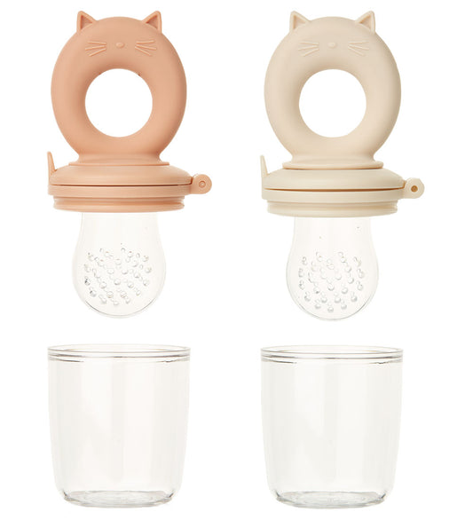 Liewood Voedselvoeders - Miranda - 2-pack - Toscane Rose/Apple B - Liewood - OneSize - Food Feeders