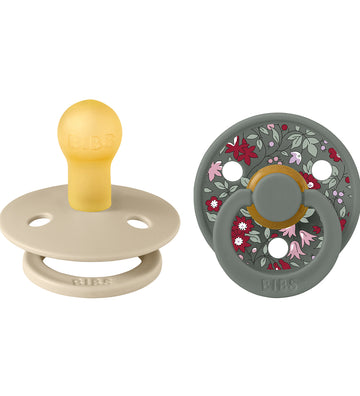 BIBS X Liberty Colour Fopspenen - 2-pack - Maat 2 - Rond - Kamil - BIBS - 6-18 mnd - Fopspenen