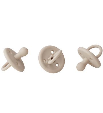 Liewood Fopspenen - Silicone - 3-pack - Maat 1 - Paula - Sandy - Liewood - 0-6 mnd - Fopspenen