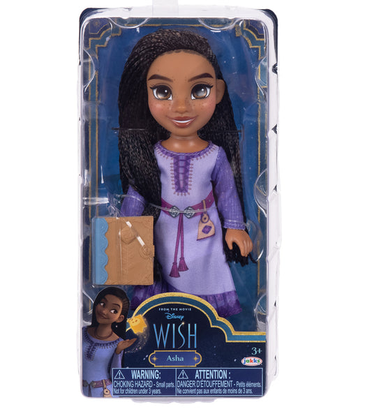 Disney Wens Pop - 15 cm - Asha - Disney Wish - OneSize - Poppen