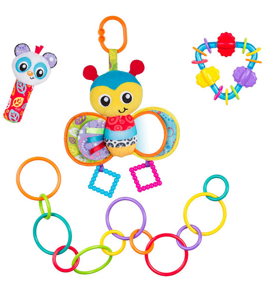 Playgro Cadeauset - Bumble Bee - 4 Onderdelen - Playgro - OneSize - Activiteitenspeelgoed