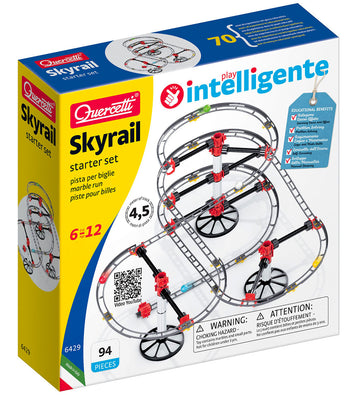 Quercetti Knikkerbaan - Skyrail Starter Set achtbaan - 94 Onderd - Quercetti - OneSize - Knikkerbanen
