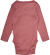 Hummel Romper l/s - Rib - hmlRene - Dusty Rose - Hummel - 62 - Rompers Lange Mouw