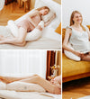 Babymoov Zwangerschap/Voedingkussen - 2-in-1 - Bloemblaadjes Ecr - Babymoov - OneSize - Voedingkussens