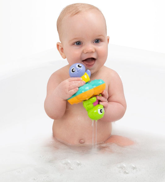 Playgro Badspeelgoed - ondersteboven Turtle - Playgro - OneSize - Badspeelgoed